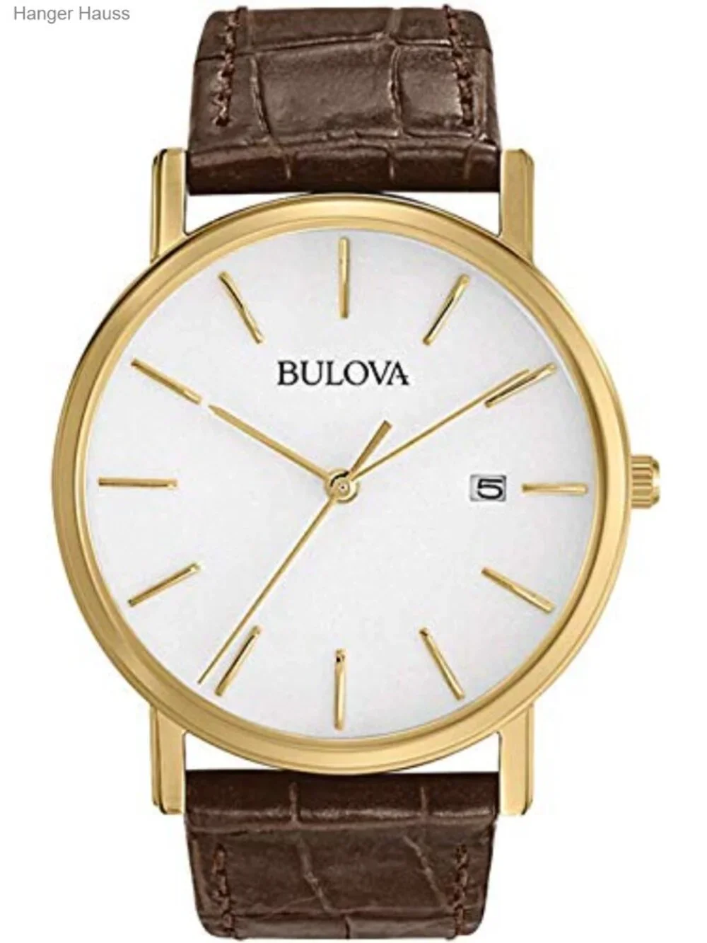 Men's Vintage Classic Leather Strap Watch, 37mm, 3-Hand, Date, Quartz